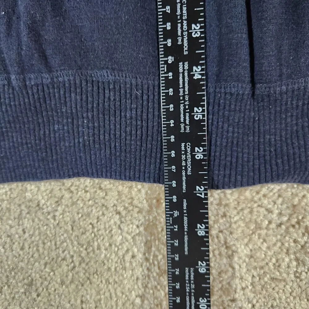 American Eagle Sweater Men's Sz XL Cotton Navy Blue Athletic Fit #186